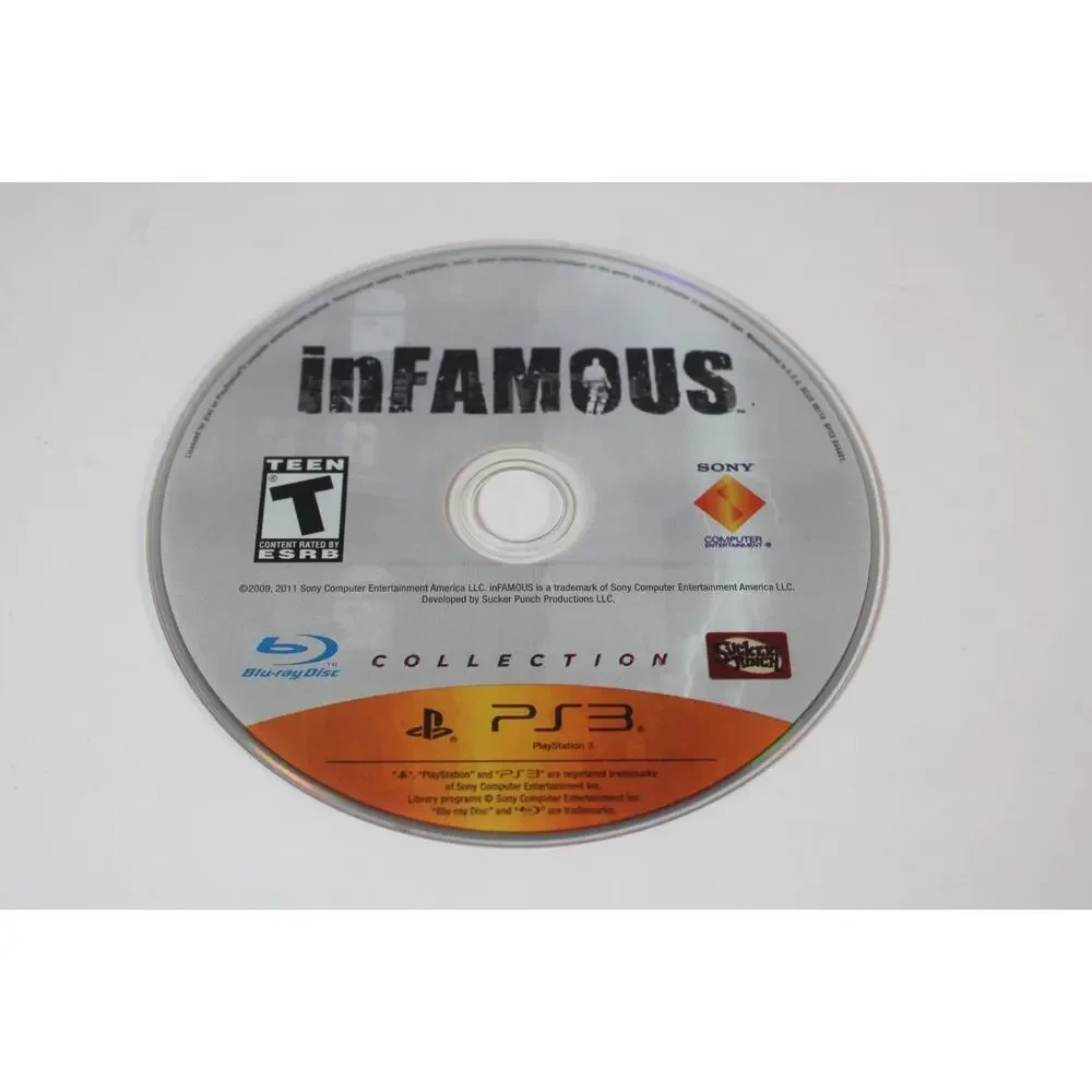 inFamous Collection (Sony PlayStation 3, PS3) Authentic, disc only, Tested/works
